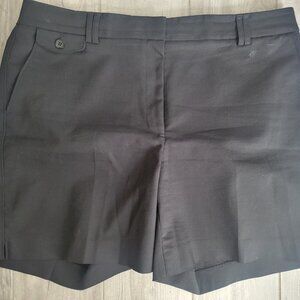 White House Black Market size 14, Black 7” Shorts, worn once